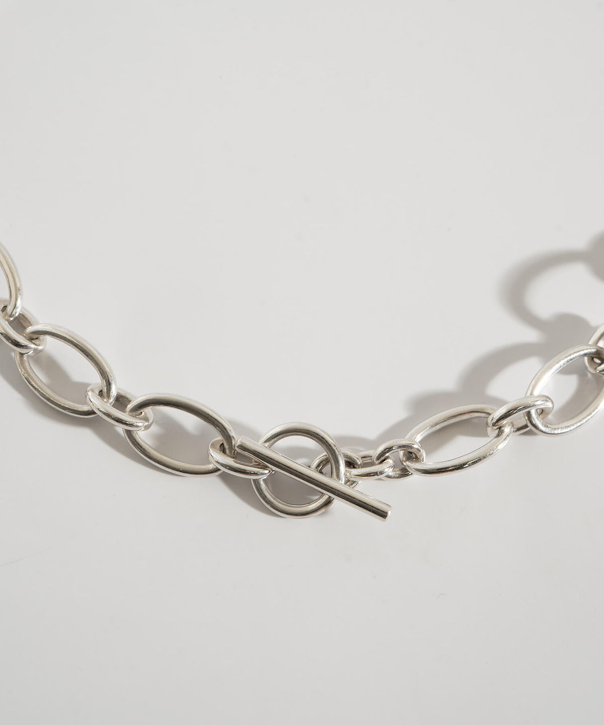 Sterling silver chunky chain choker | CARCHE