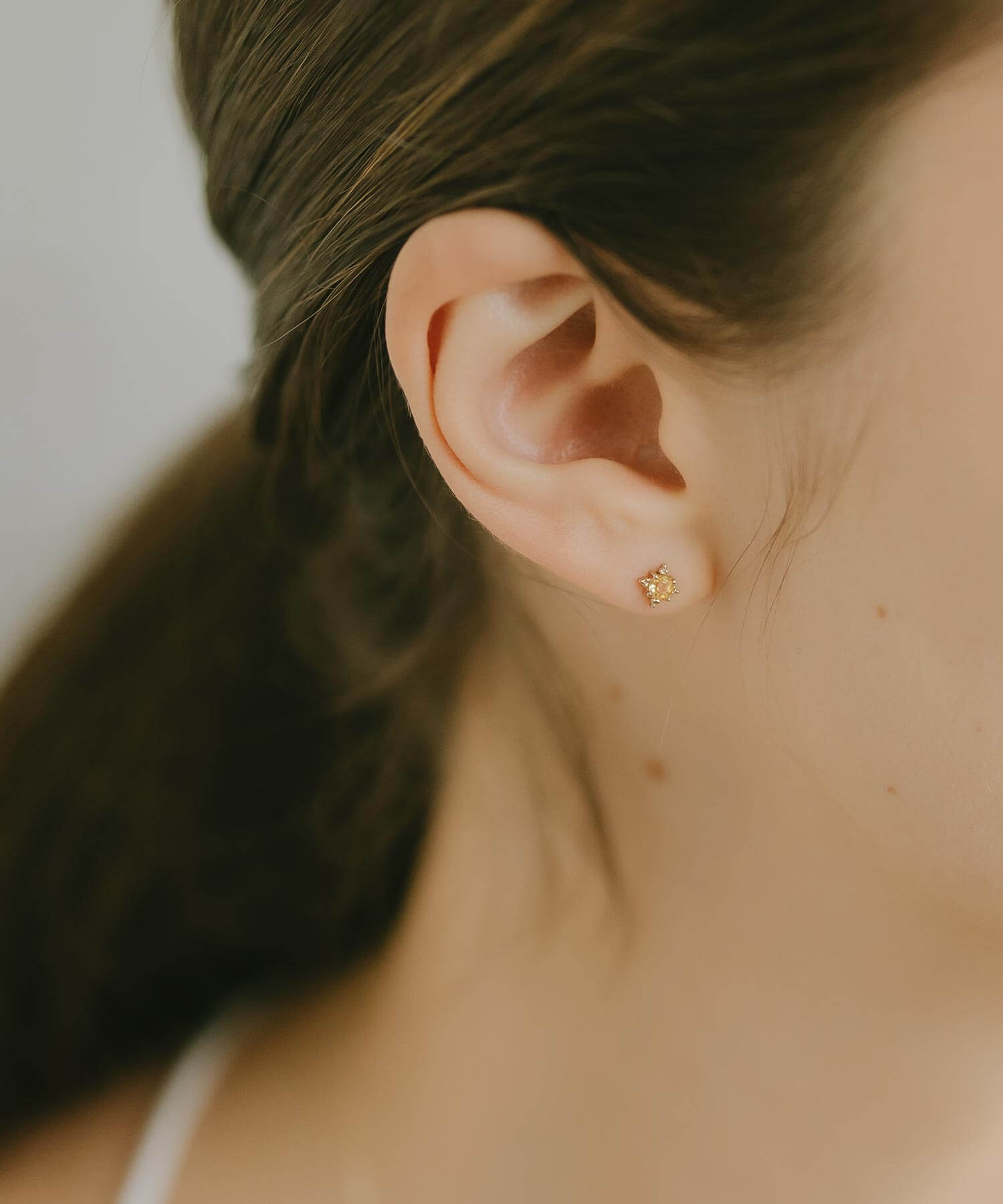 10K Gold Citrine Starburst Earrings | ENLILLE-STELLA
