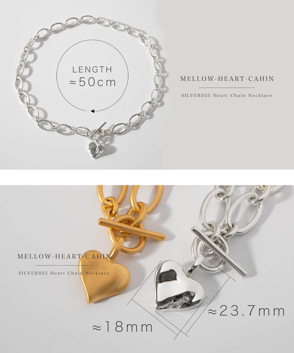 Plump Heart Necklace | MELLOW HEART NECKLACE