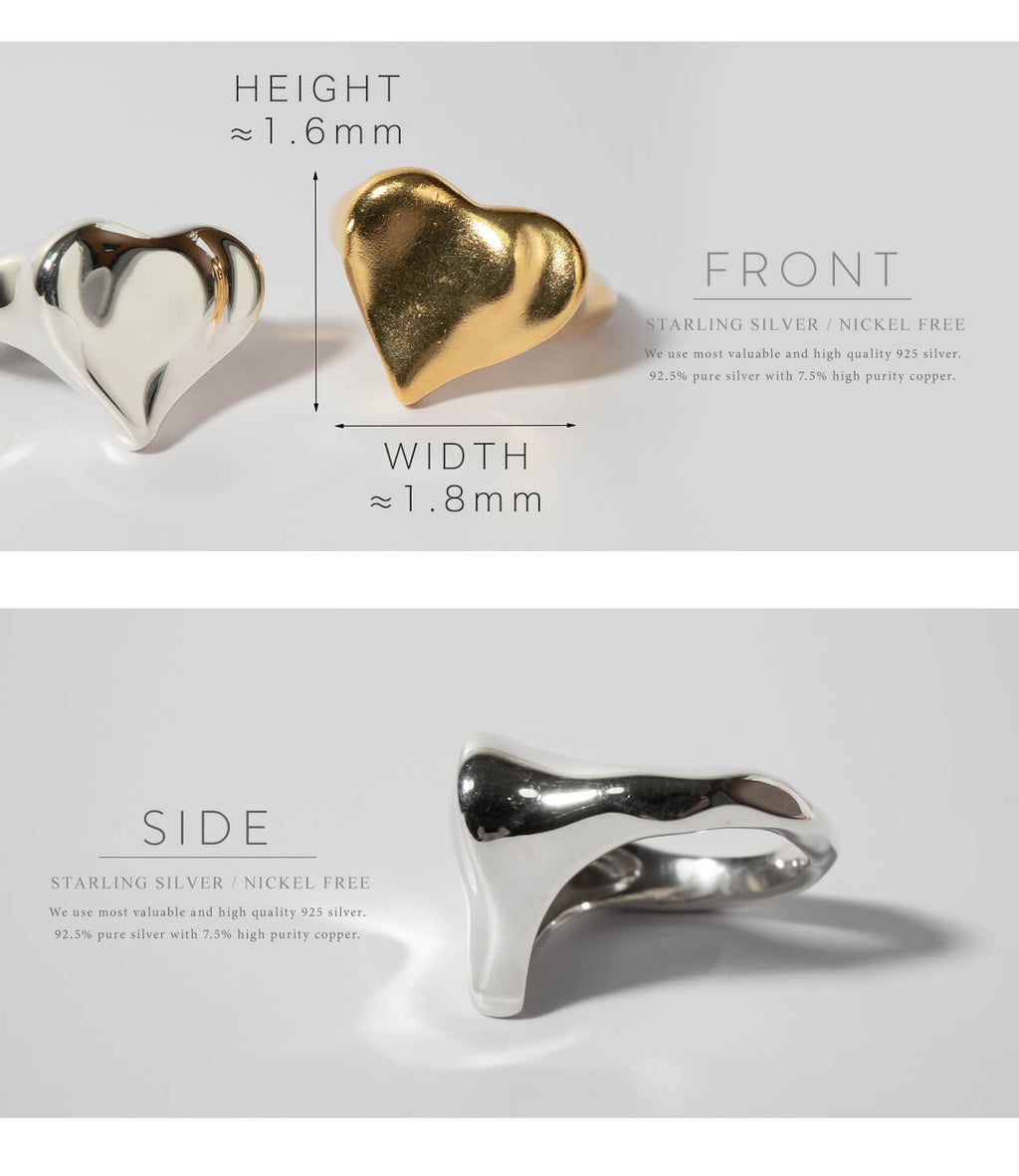 Melted Heart Ring | MELLOW-HEART
