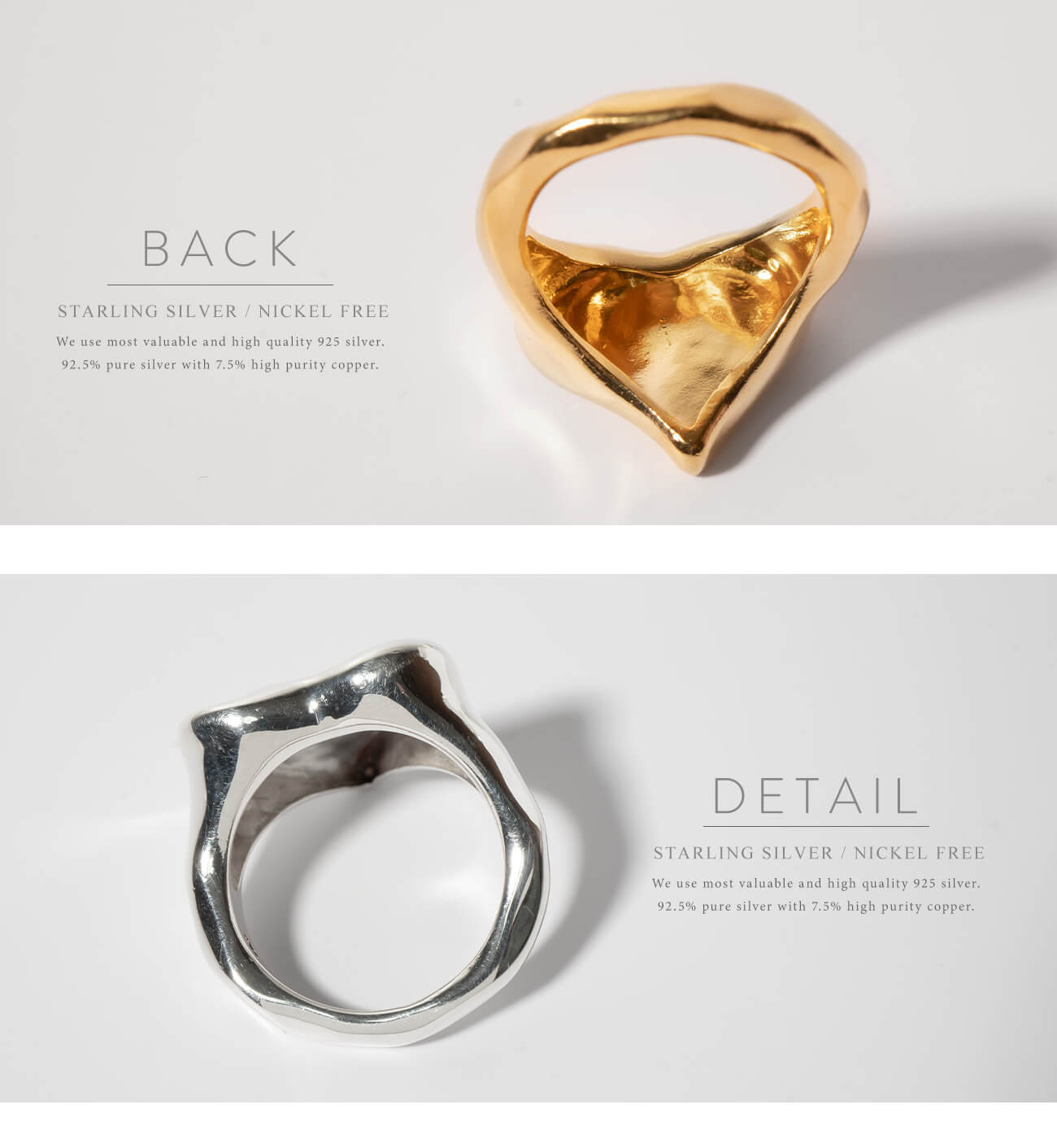 Melted Heart Ring | MELLOW-HEART-RING – Ops. Jewelry