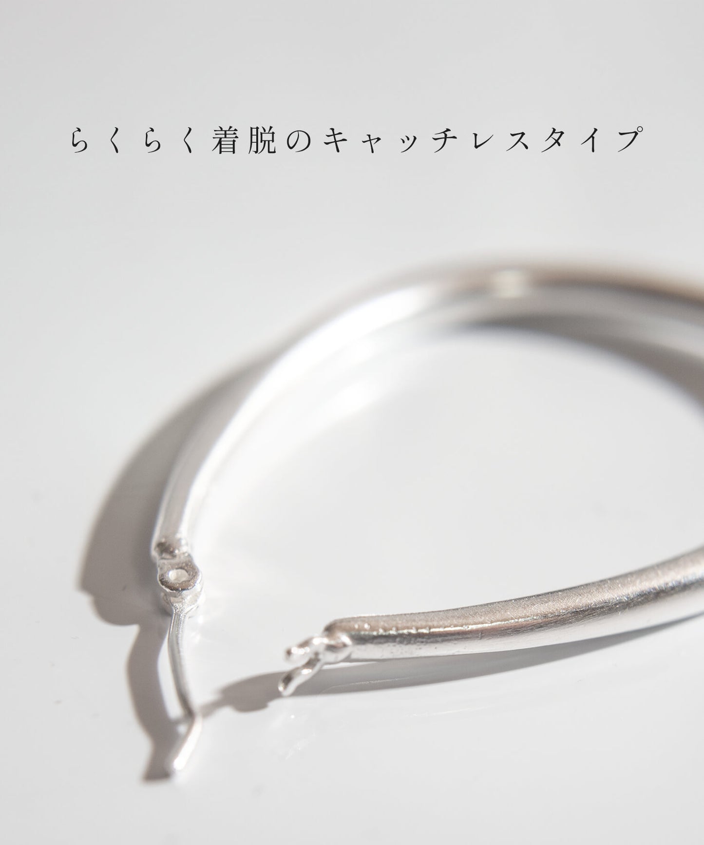 Silver925 Teardrop Plump Matte Earrings | TILK