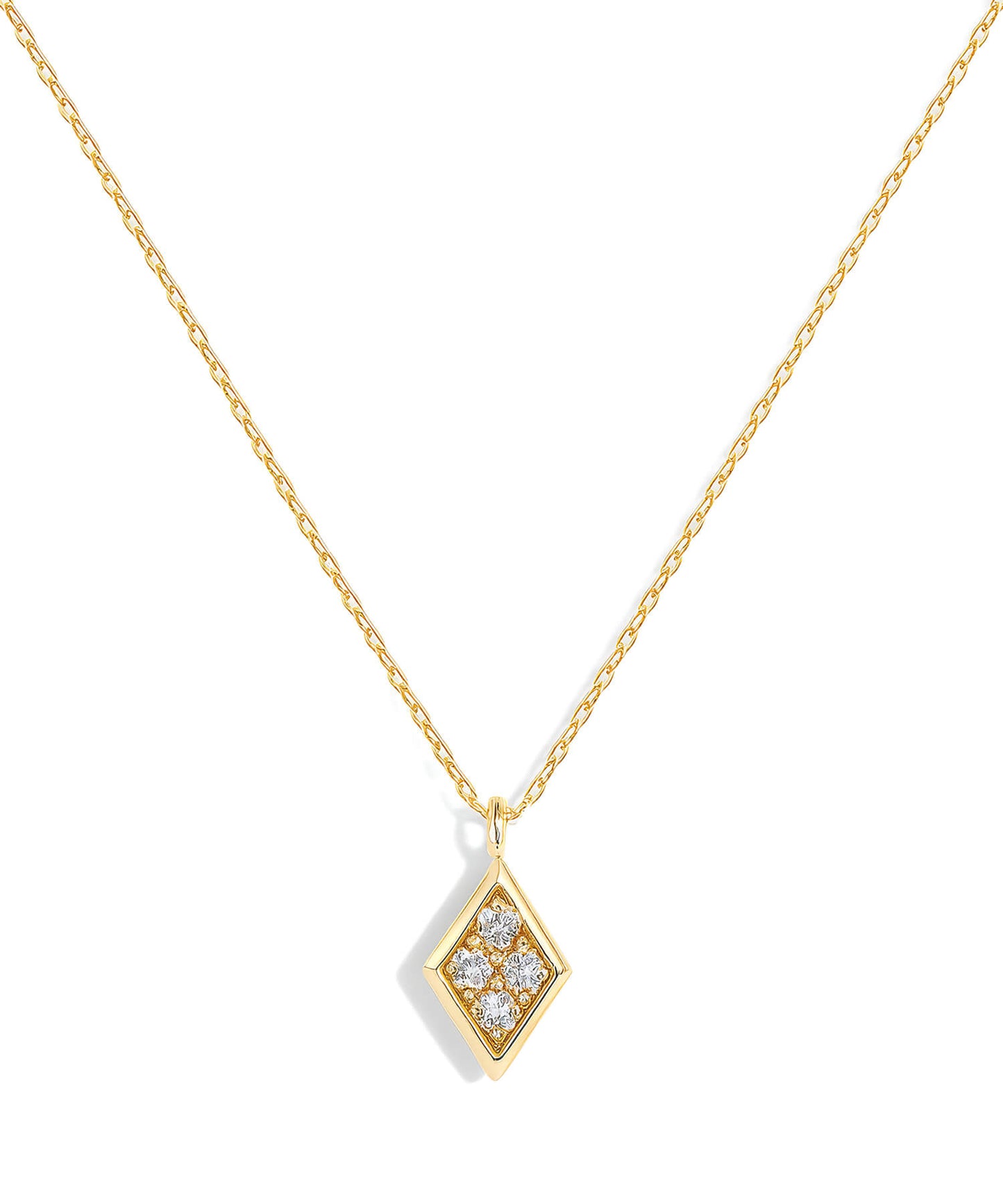 Rhombe Diamond Necklace | DIOVA-NK