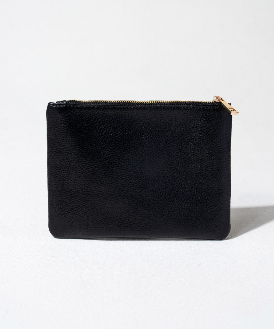 Dot leather pouch M