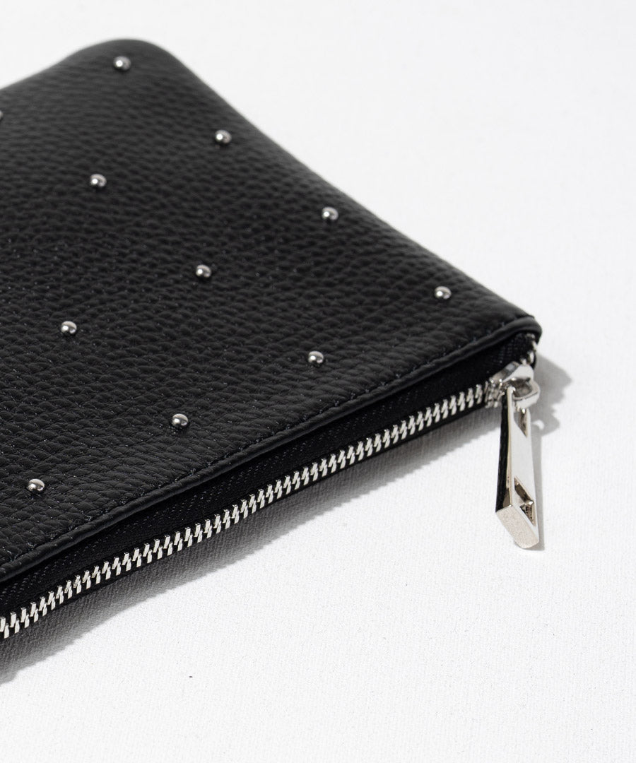 Dot leather pouch S