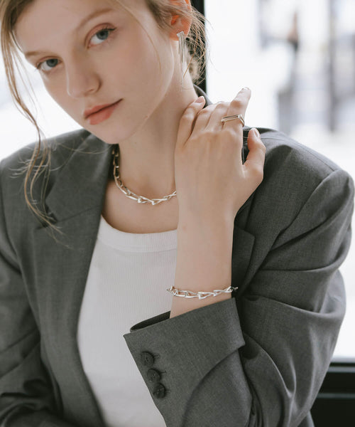 18K Gold Plated Sterling Silver Gentle Luster Chain Bracelet | EIVE