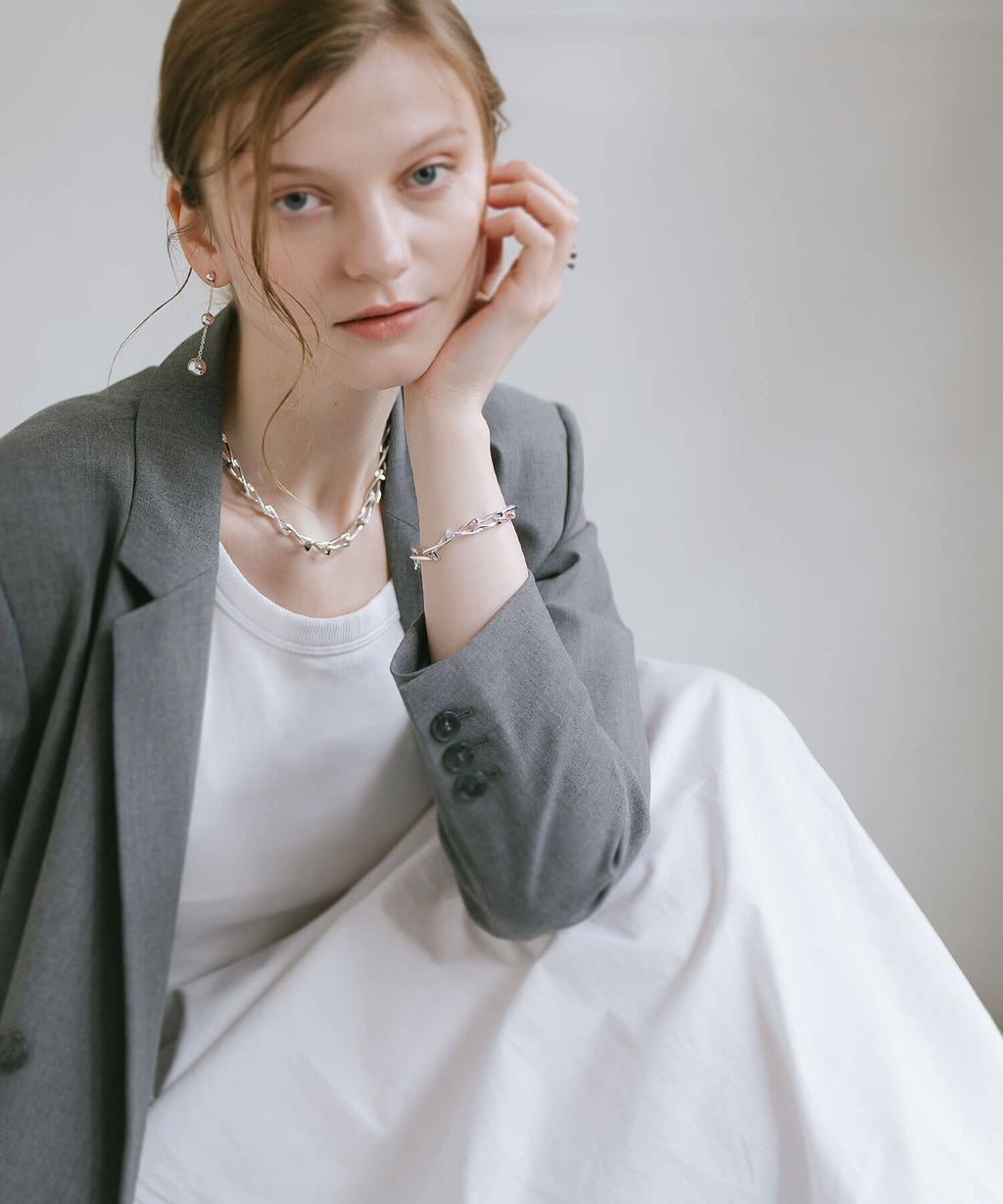 18K Gold Plated Sterling Silver Gentle Luster Chain Bracelet | EIVE