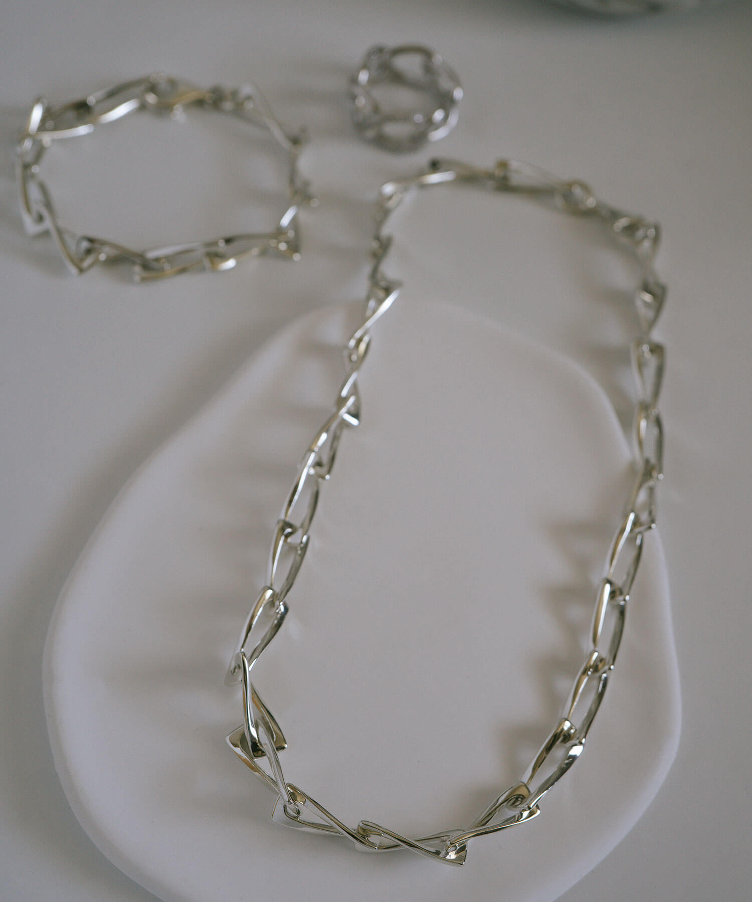18K Gold Plated Sterling Silver Gentle Luster Chain Necklace | EIVE