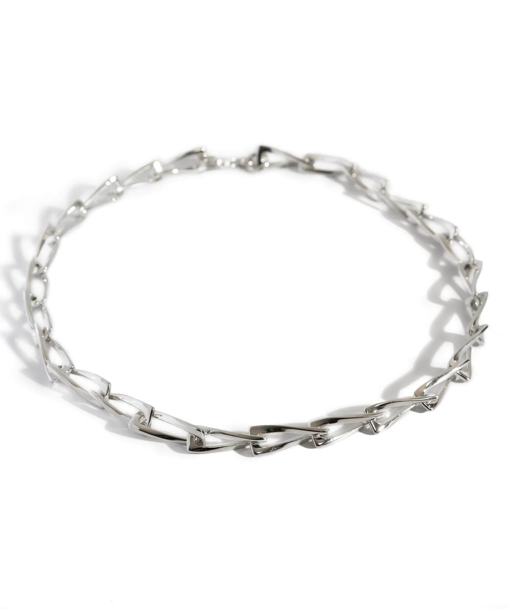18K Gold Plated Sterling Silver Gentle Luster Chain Necklace | EIVE