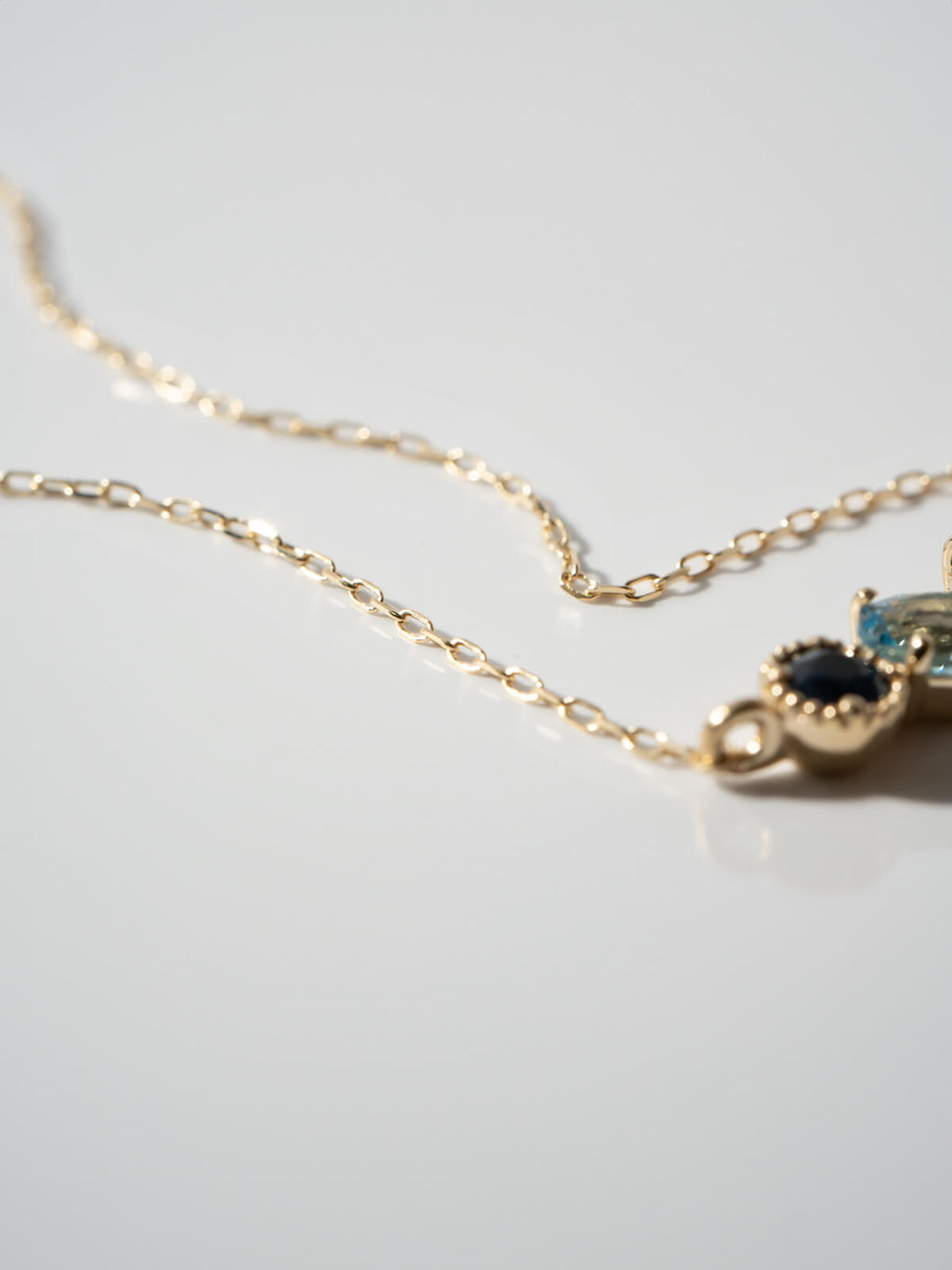 10K Gold Multicolor Gemstone Necklace | ELMA