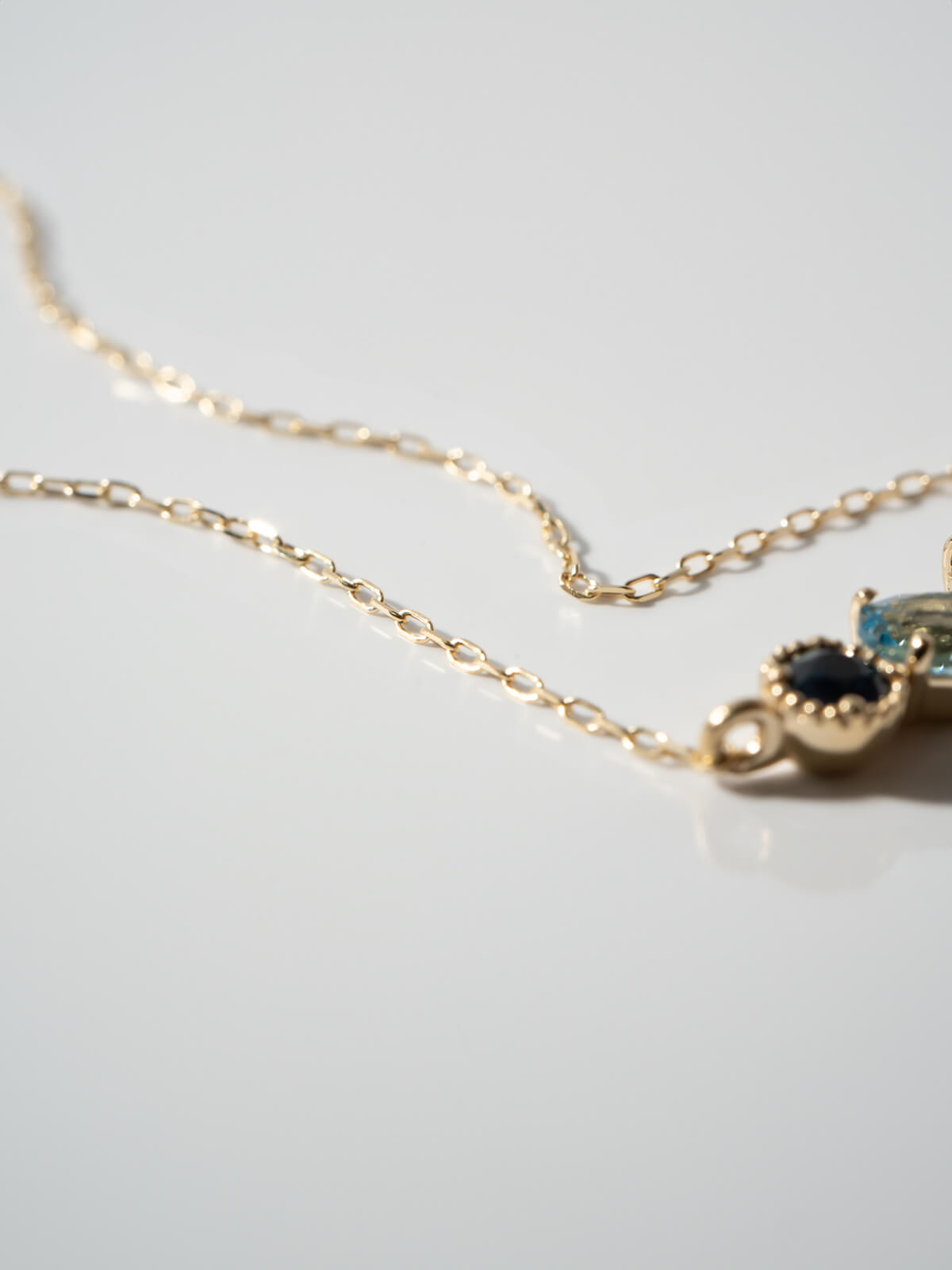 10K Gold Multicolor Gemstone Necklace | ELMA