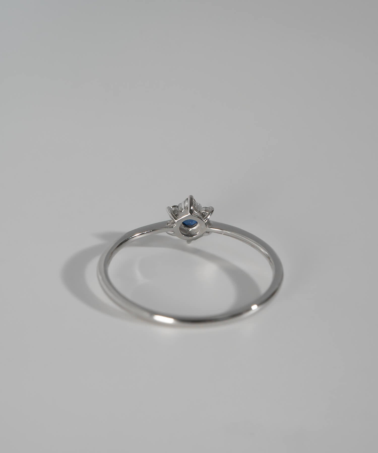 Platina Sapphire Star Ring | ELNEO