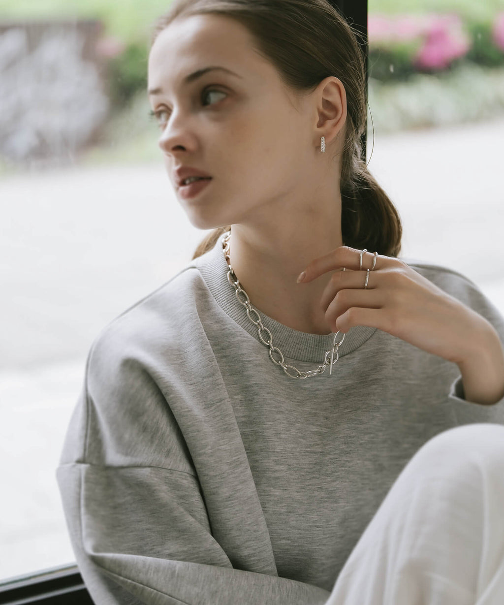 925 Sterling Silver Dazzling Hoop Earrings | ELVERIA