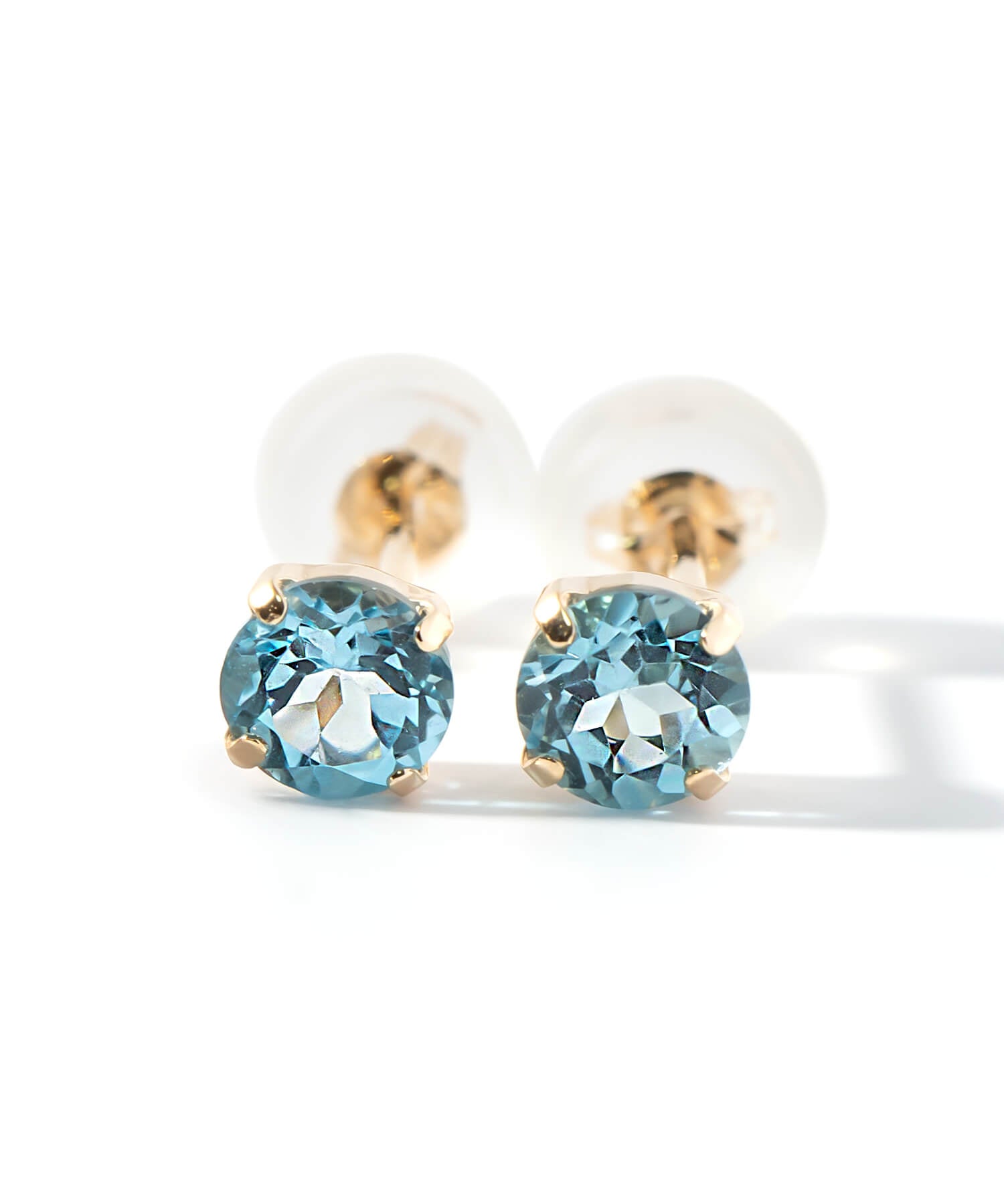 10K Gold Claw Stud Gemstone Earrings | ENLILLE-NOVA