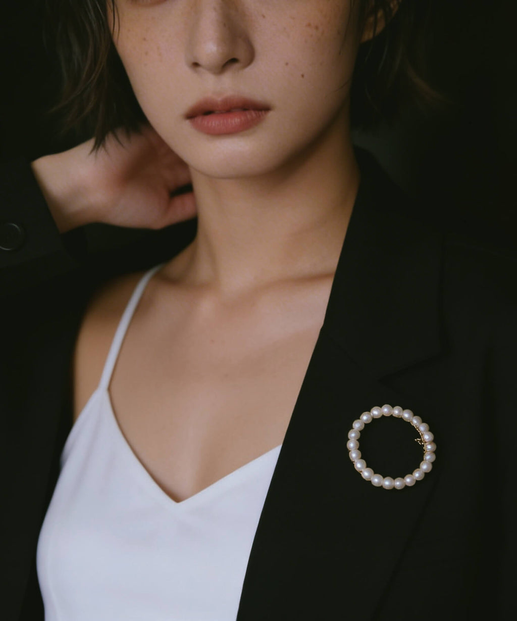 Orbia Pearl Brooch | ENORE