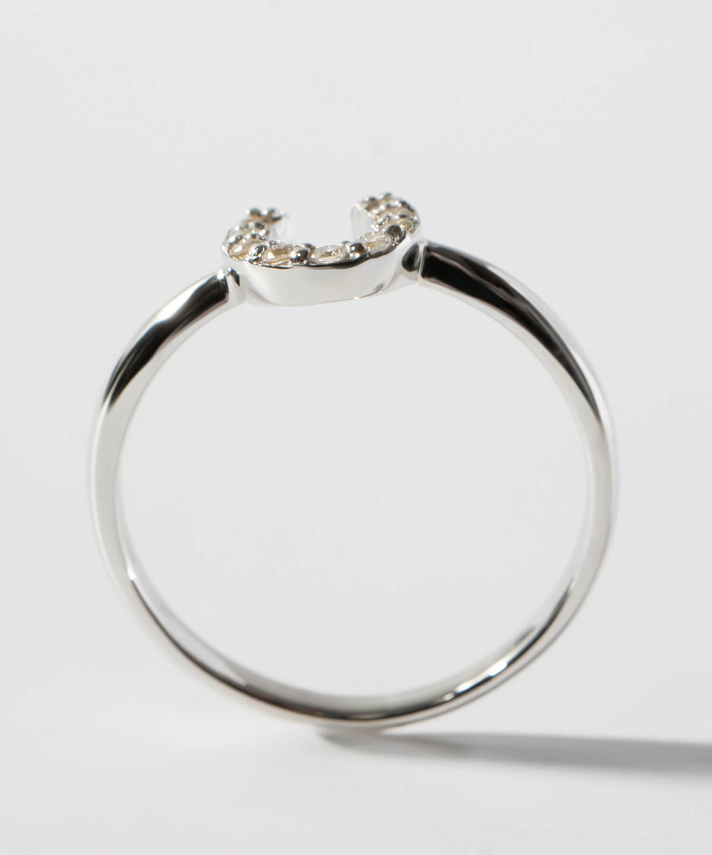 10K Gold White Gold Gallant Grace Ring | EQUINA