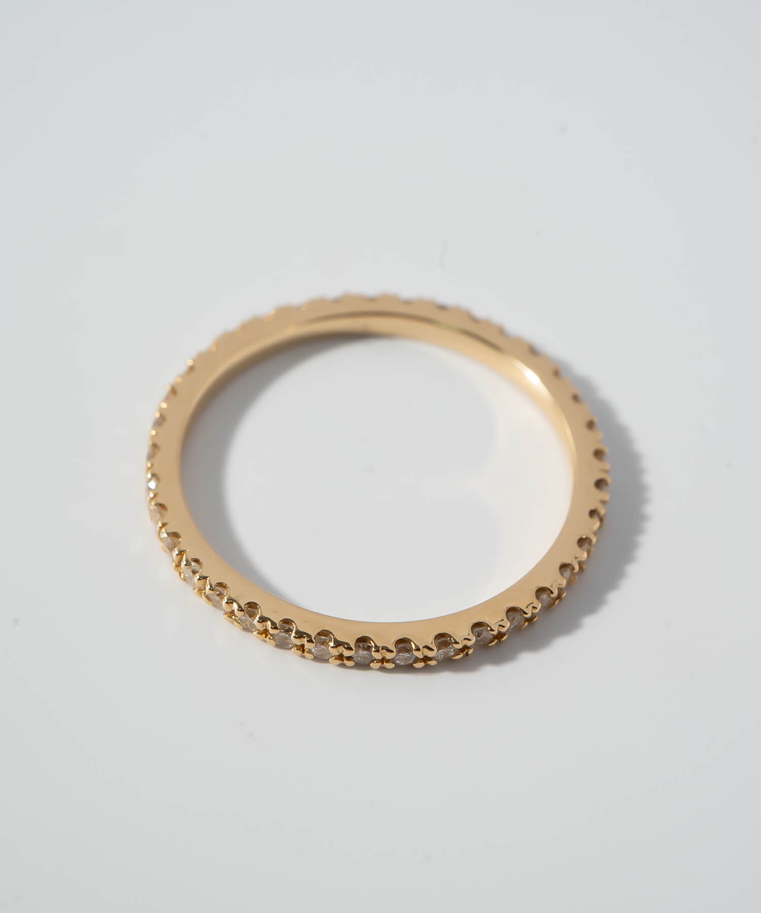 18K DELICATE GLEAM ETERNITY RING | ETELNIA RING