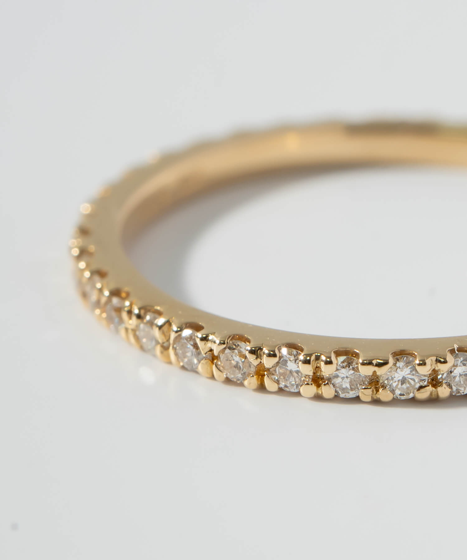 18K DELICATE GLEAM ETERNITY RING | ETELNIA RING