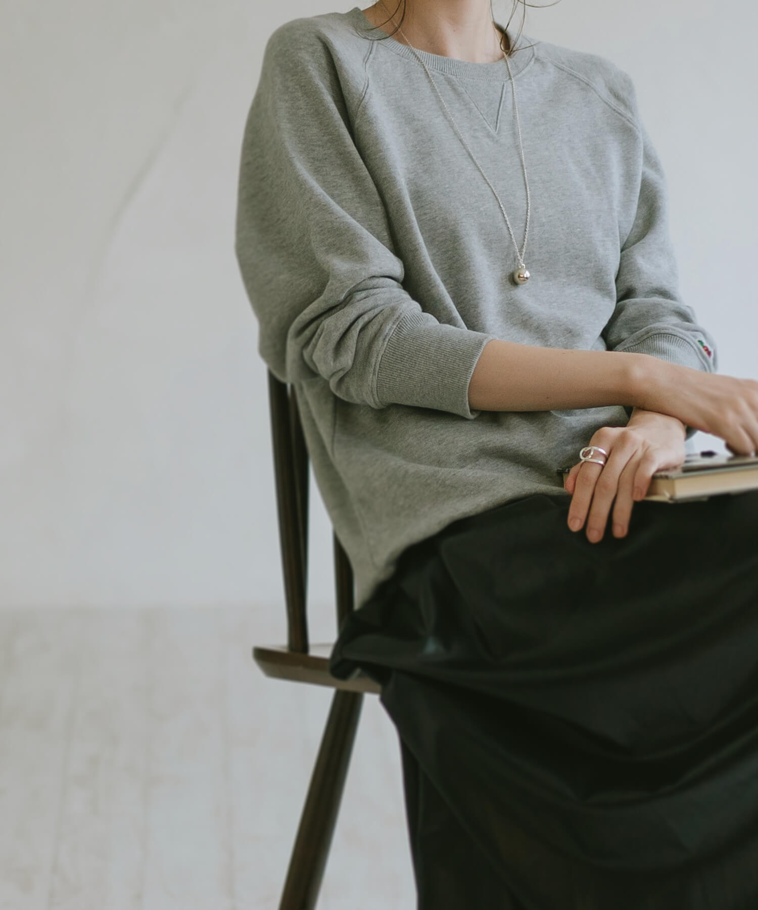 18K Gold Plated Sterling Silver Round Ball Long Necklace | FAFAO