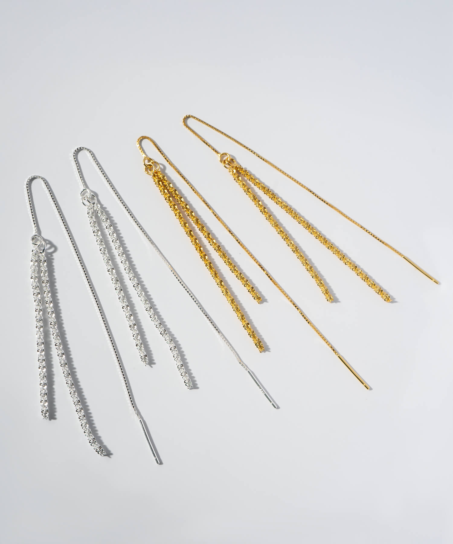 18K Gold Plated Sterling Silver Tassel Earrings | FILARA