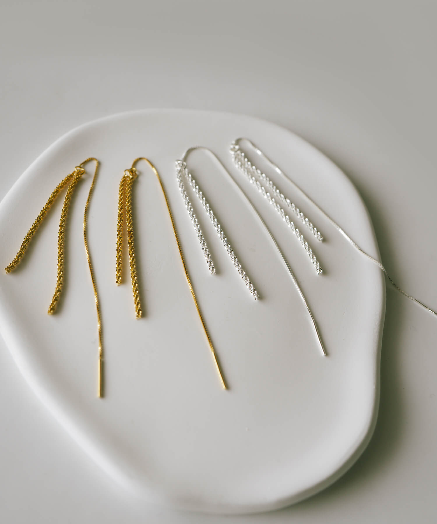 18K Gold Plated Sterling Silver Tassel Earrings | FILARA