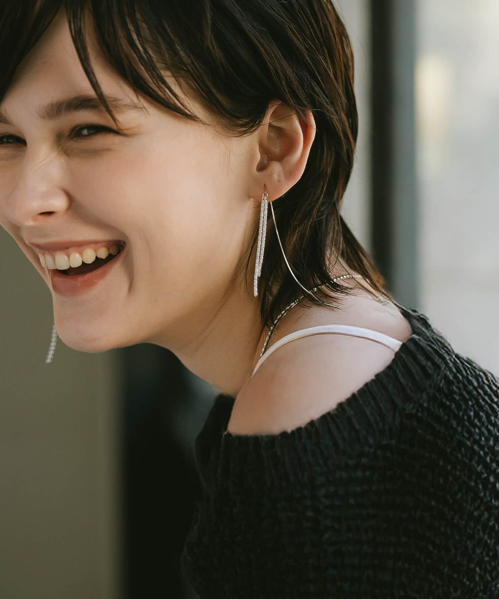 18K Gold Plated Sterling Silver Tassel Earrings | FILARA
