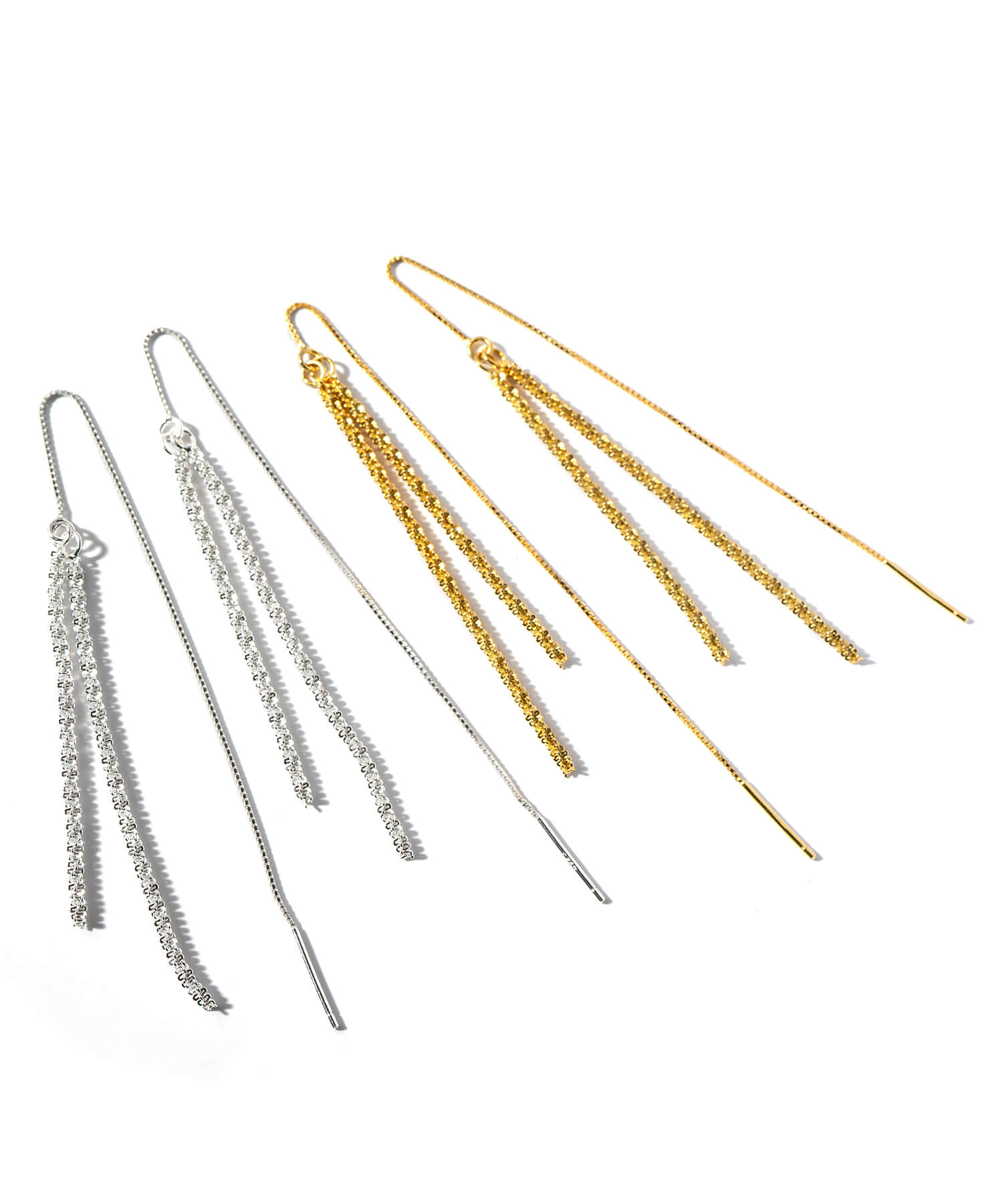 18K Gold Plated Sterling Silver Tassel Earrings | FILARA