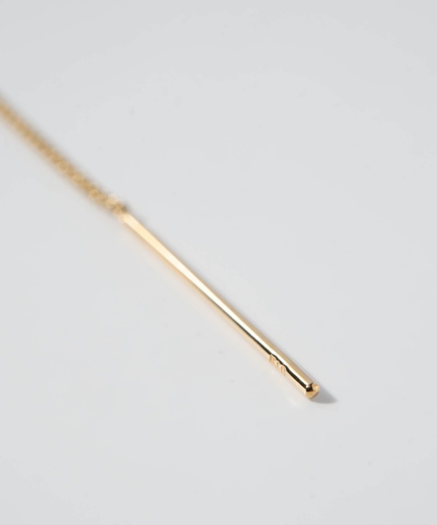10K Gold Flat Hoop Chain Ear Cuff | FLUX-FLAT