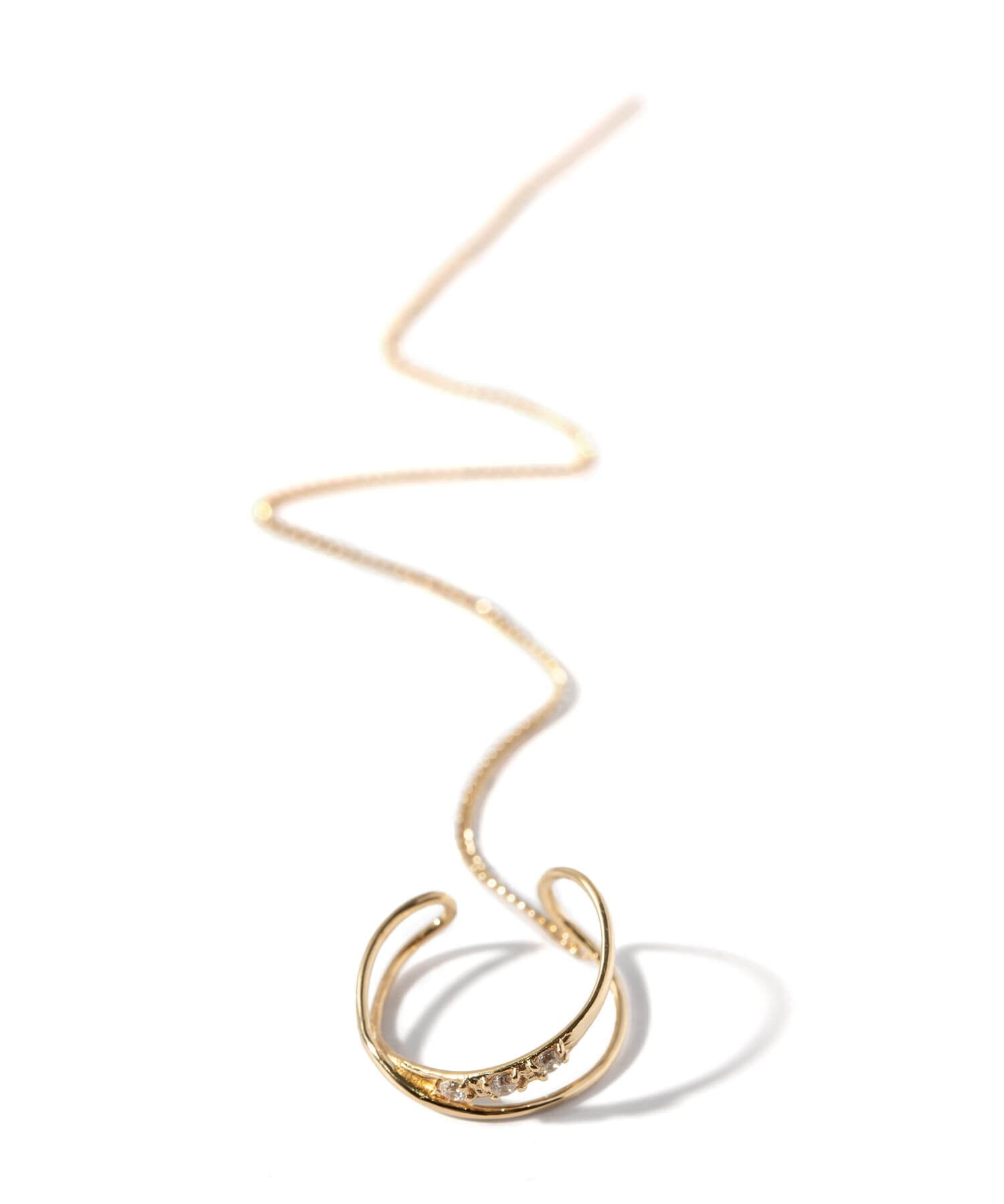 10K Gold Infinity Hoop Ear Cuff | FLUX-INFINI