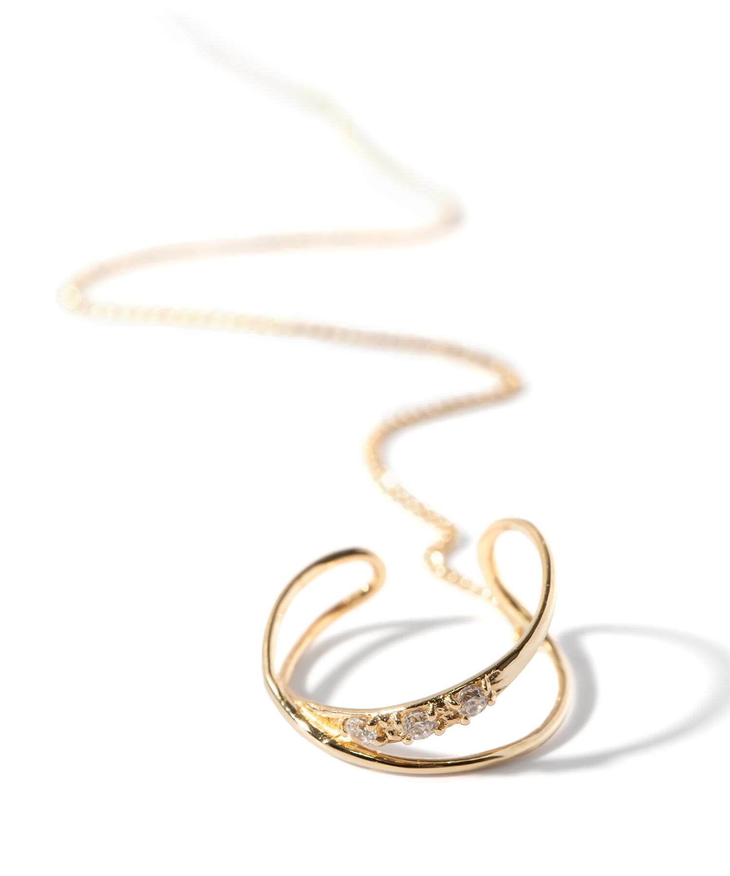 10K Gold Infinity Hoop Ear Cuff | FLUX-INFINI