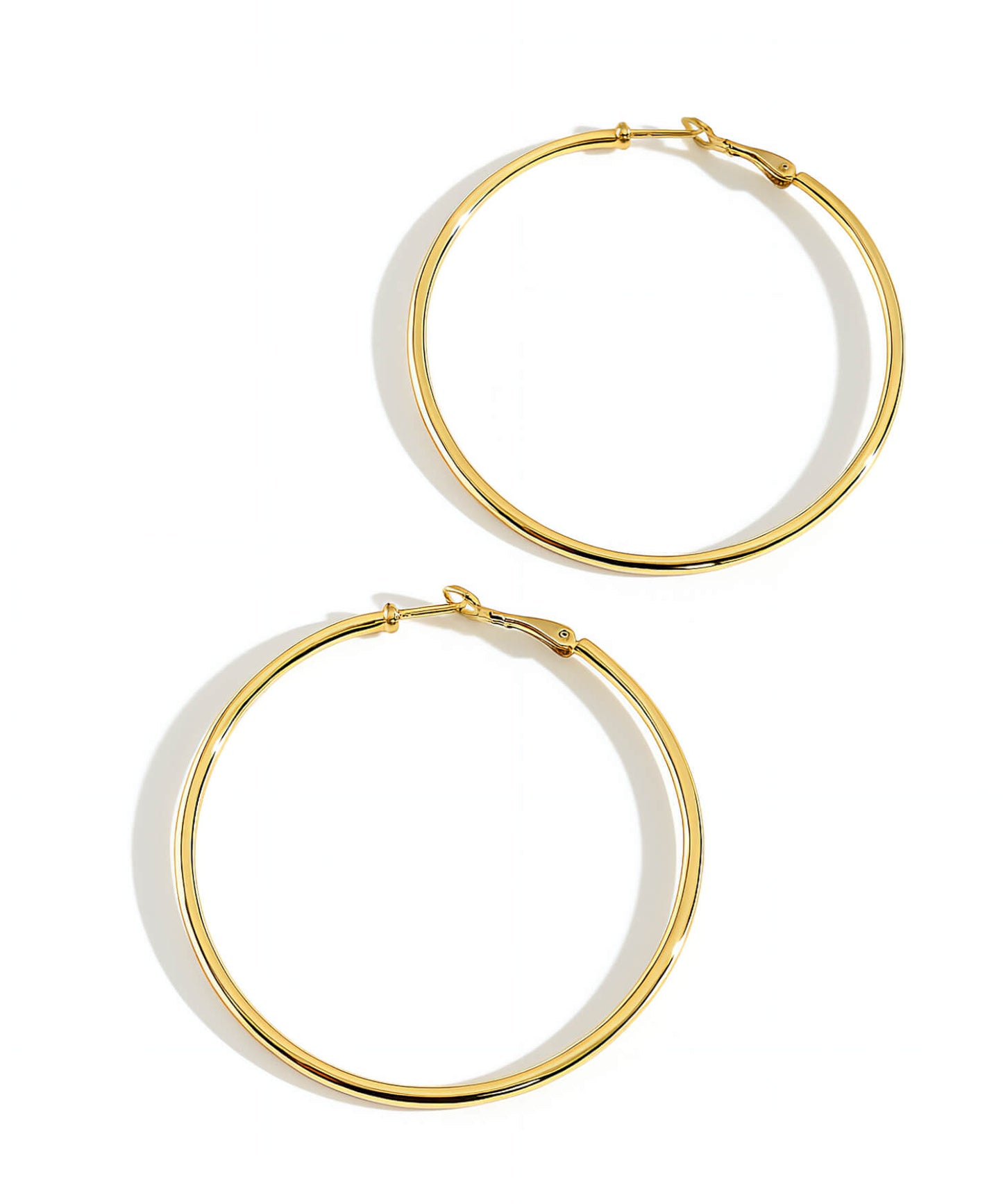 Classic Round Hoop Earrings | GIOOVE