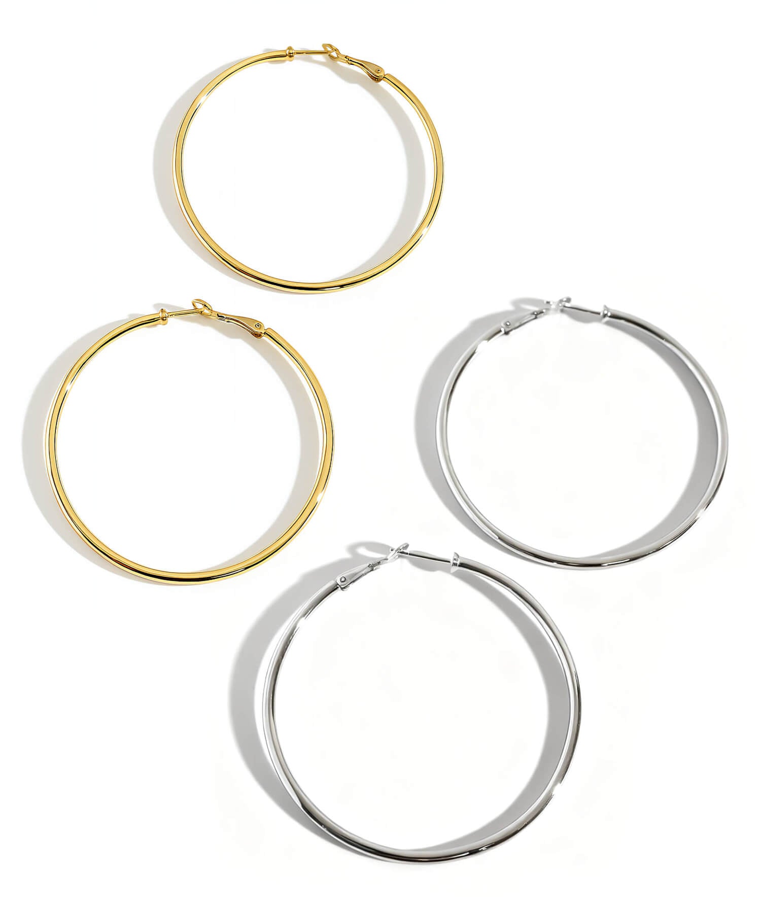 Classic Round Hoop Earrings | GIOOVE