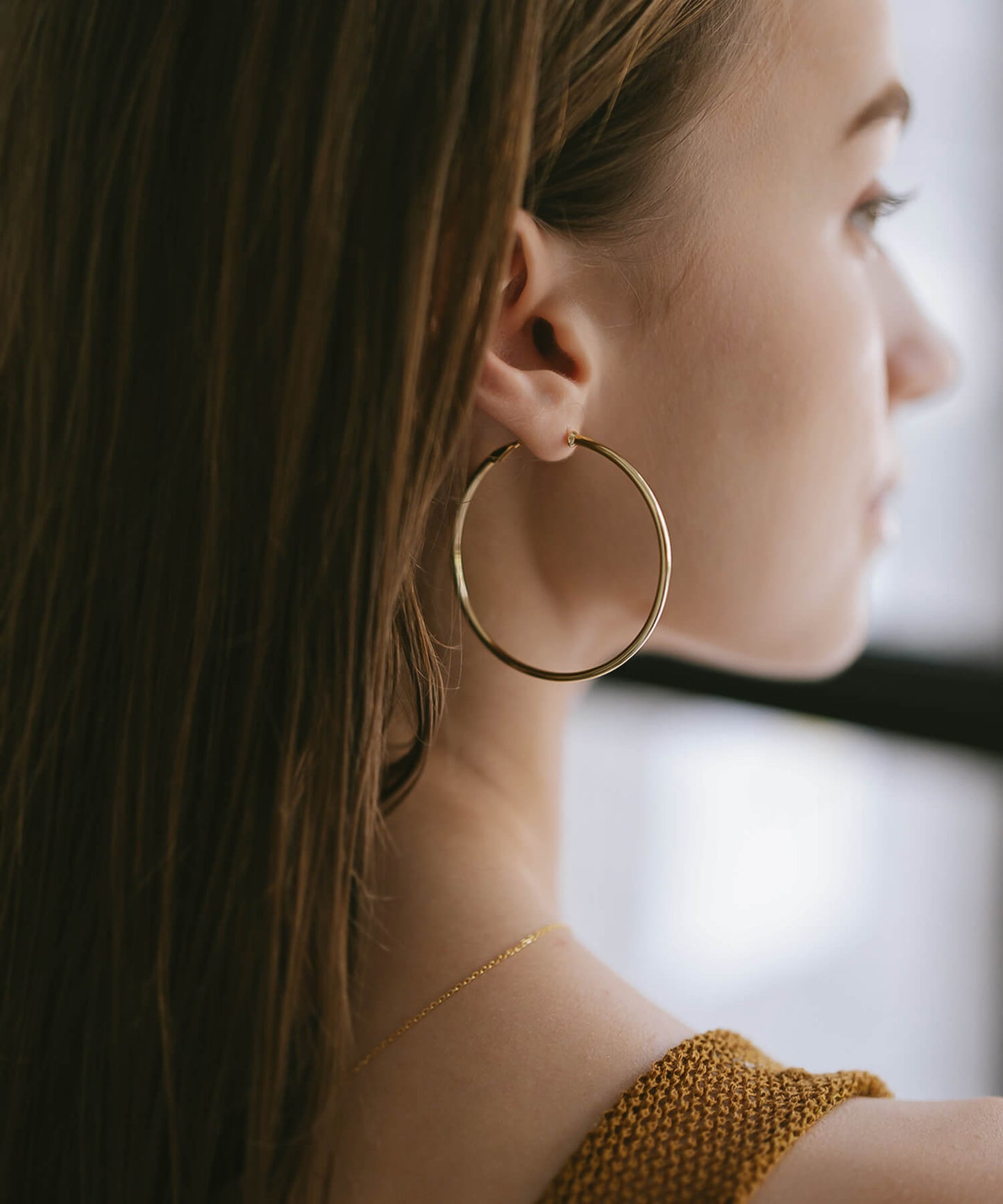 Classic Round Hoop Earrings | GIOOVE