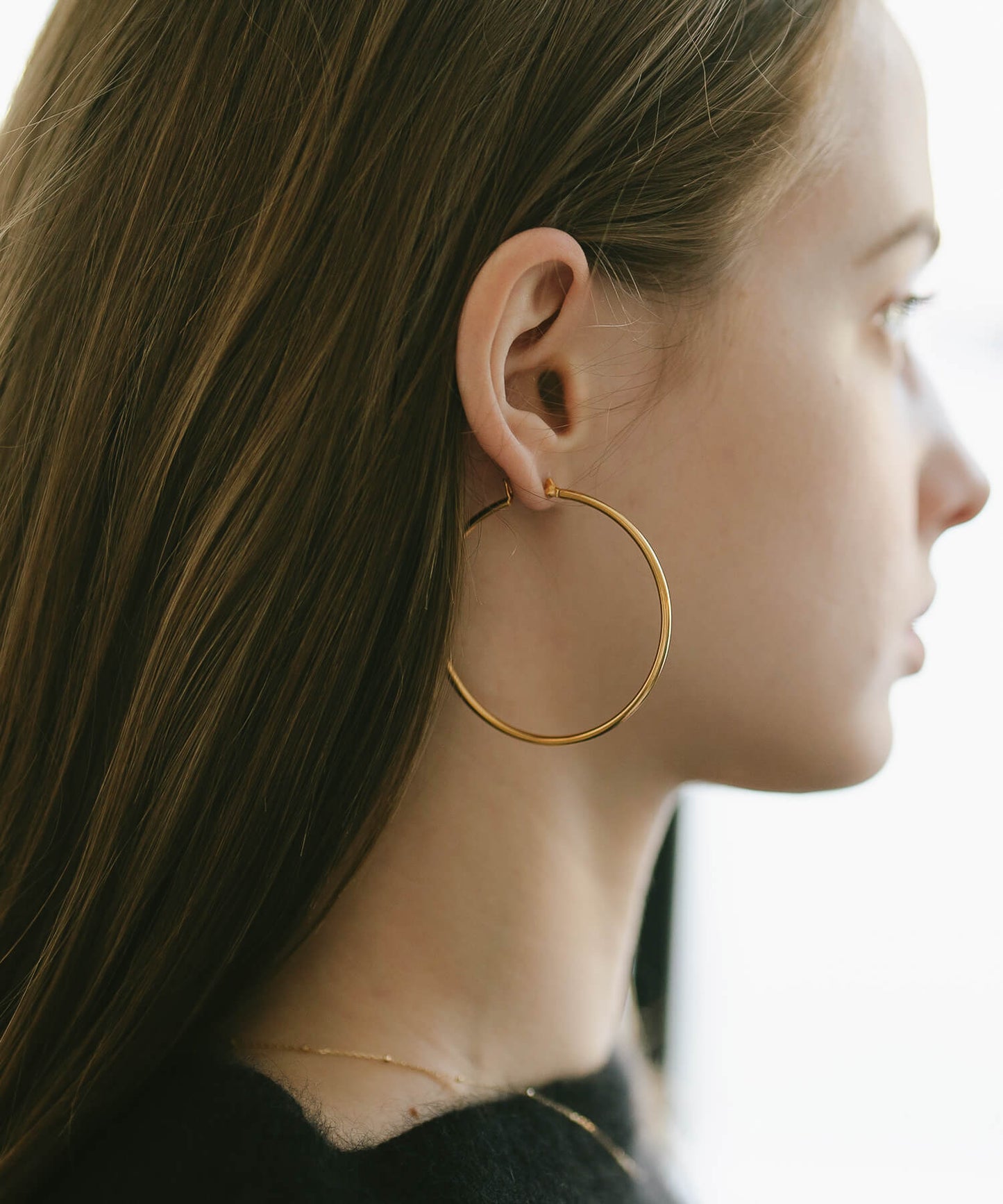 Classic Round Hoop Earrings | GIOOVE