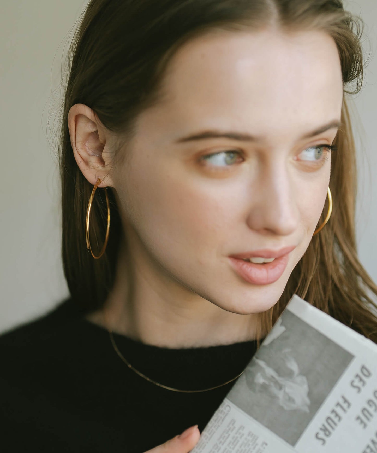 Classic Round Hoop Earrings | GIOOVE