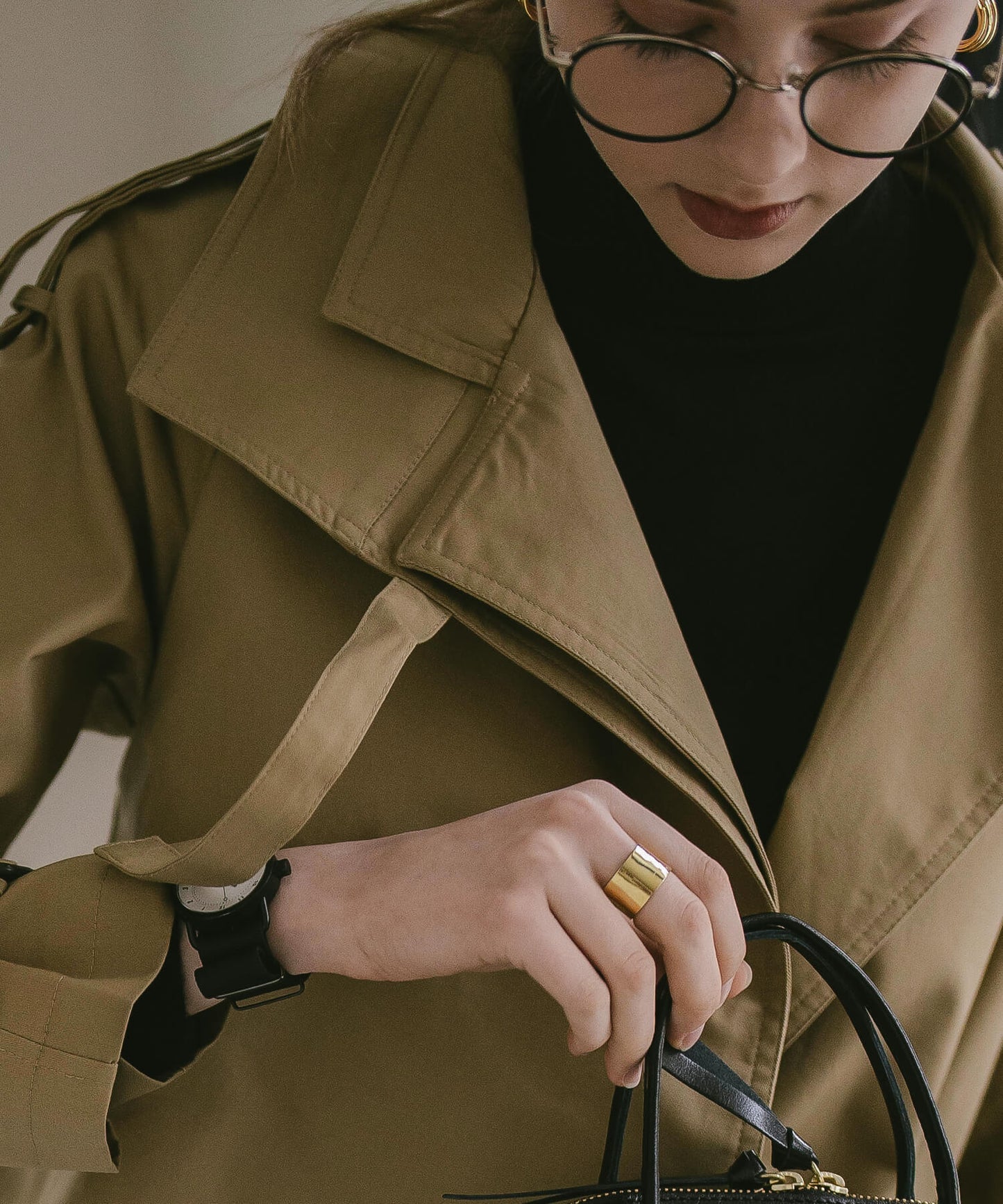 Silver925 Wide Tube Ring | TORONC SHINY