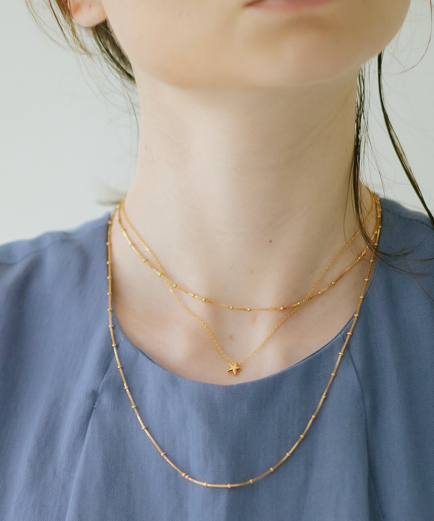 18K Gold Plated Sterling Silver Tiny Star Necklace | ZIRKA