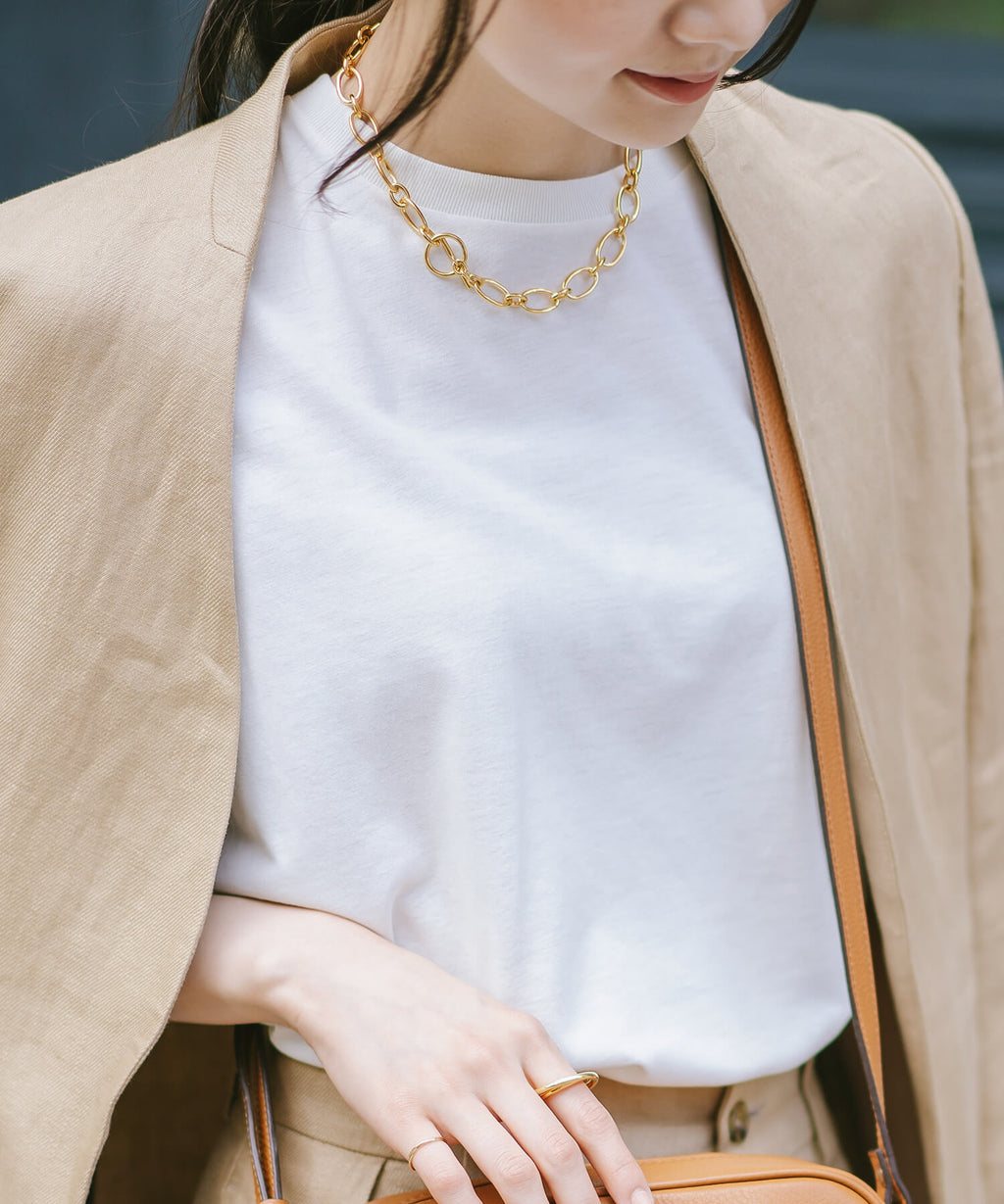 18K Gold Plated Sterling Silver Chunky Chain Choker | CARCHE