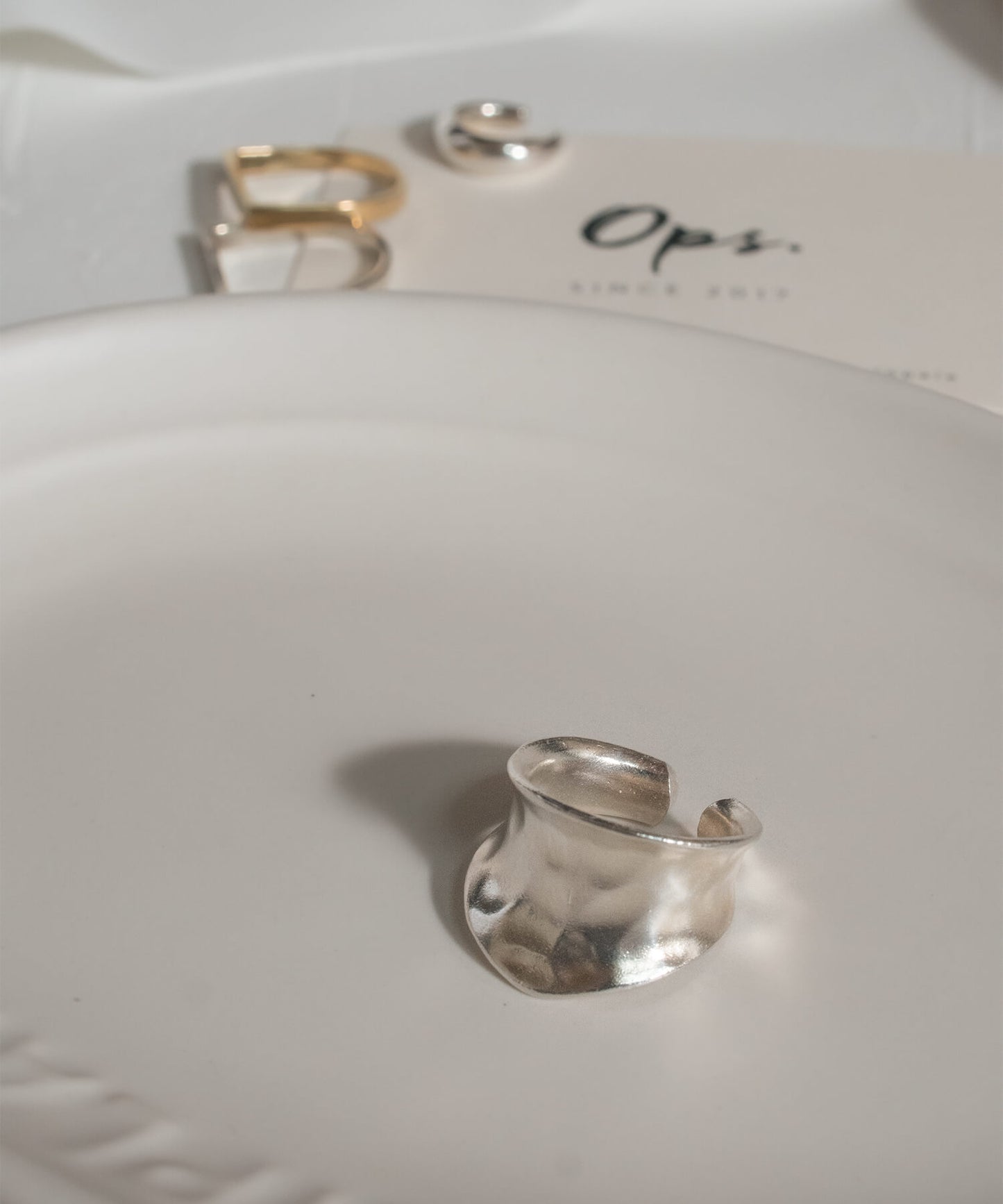 Silver925 Wide Concave Ear Cuff | GOLDA