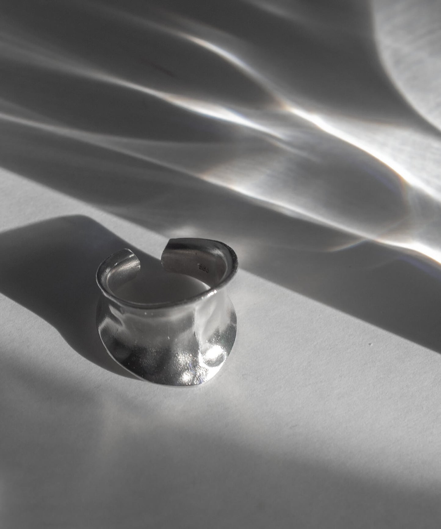 Silver925 Wide Concave Ear Cuff | GOLDA