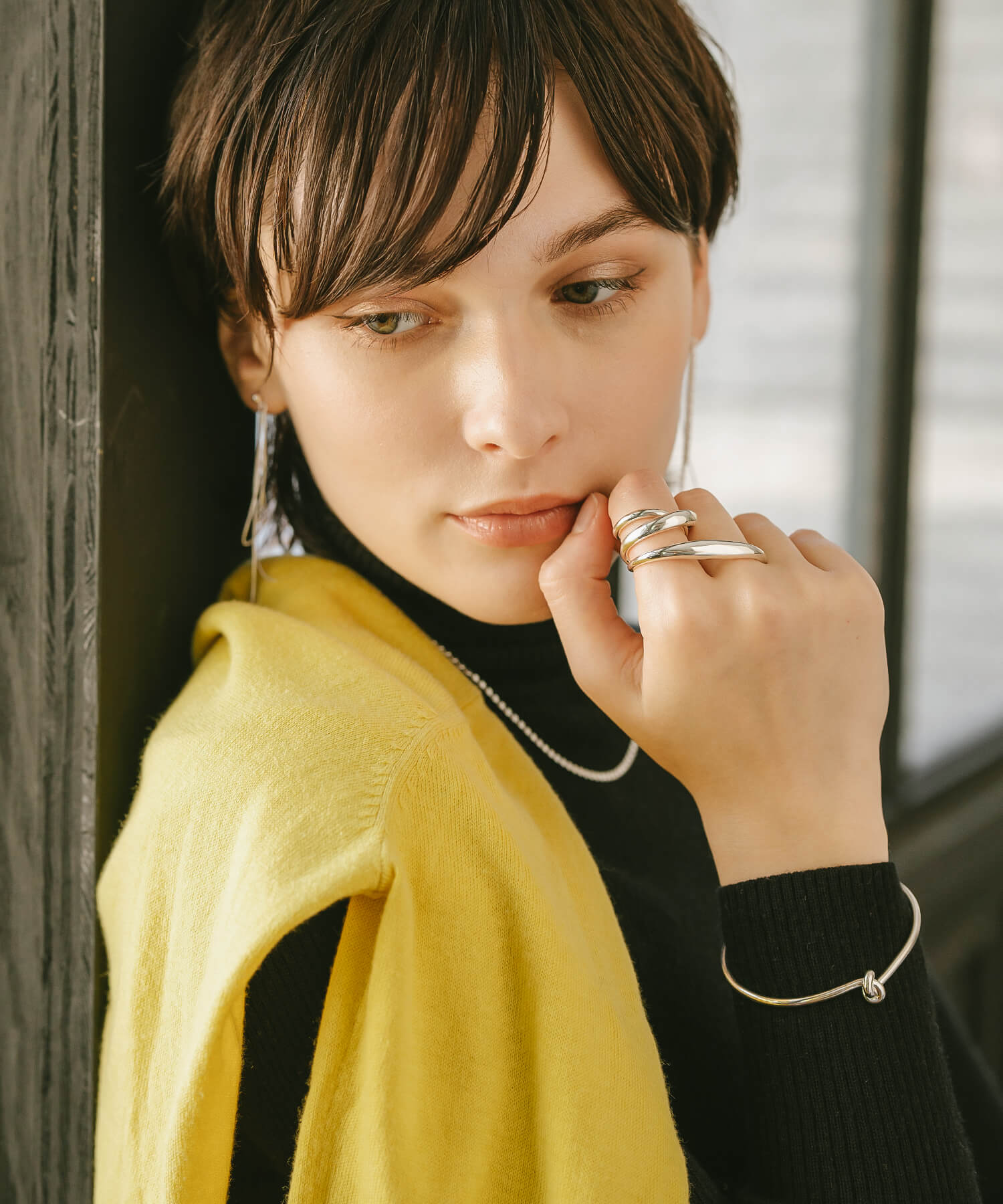 Curvy Double Finger Ring | GRAVE-DUO