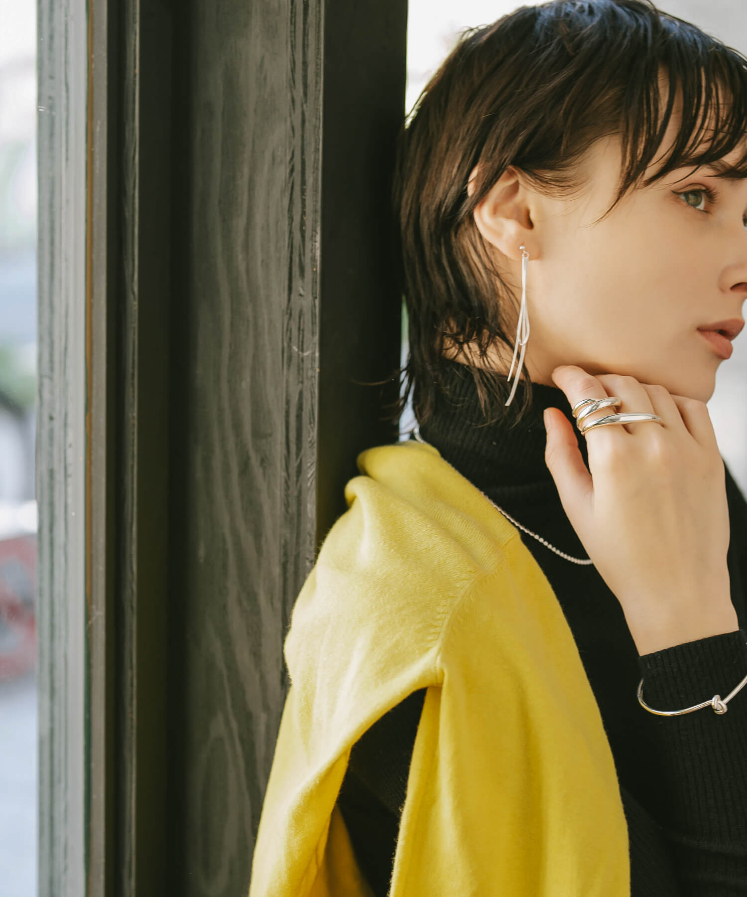 Curvy Double Finger Ring | GRAVE-DUO