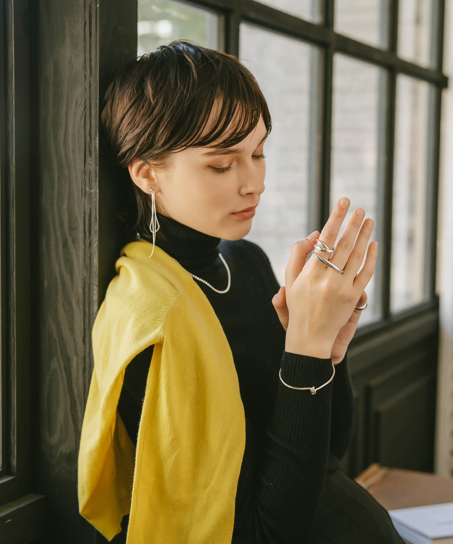 Curvy Double Finger Ring | GRAVE-DUO