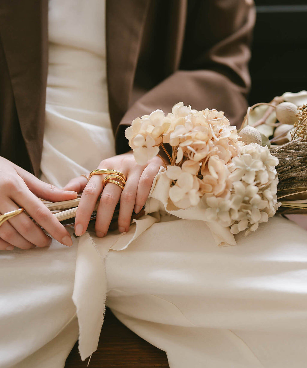 Curvy Double Finger Ring | GRAVE-DUO