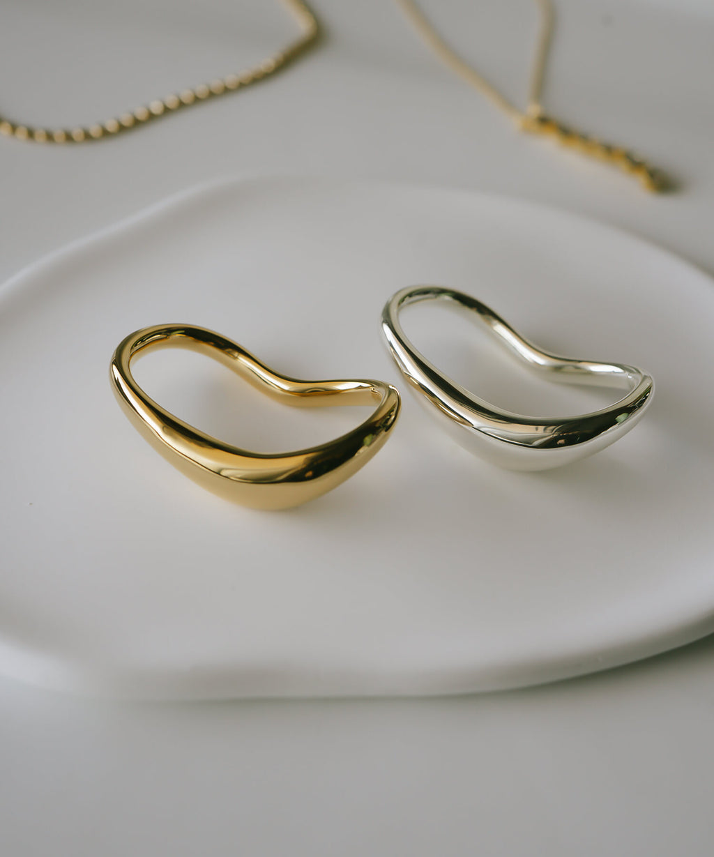 Ops 2 Rings Curvy Double Finger Ring | Ops. – Ops. Jewelry