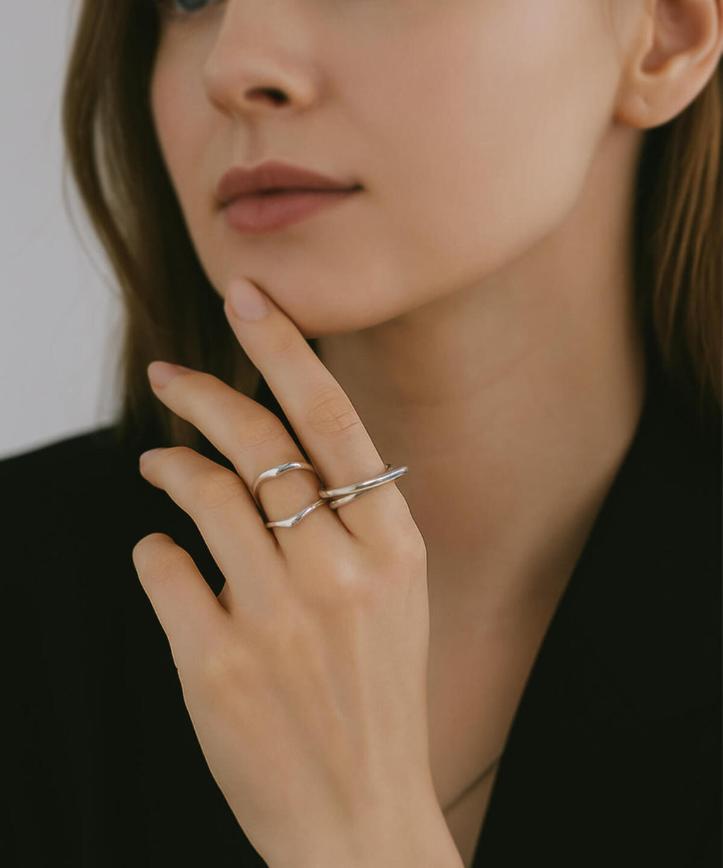 Silver Mevius Ring | HELIX