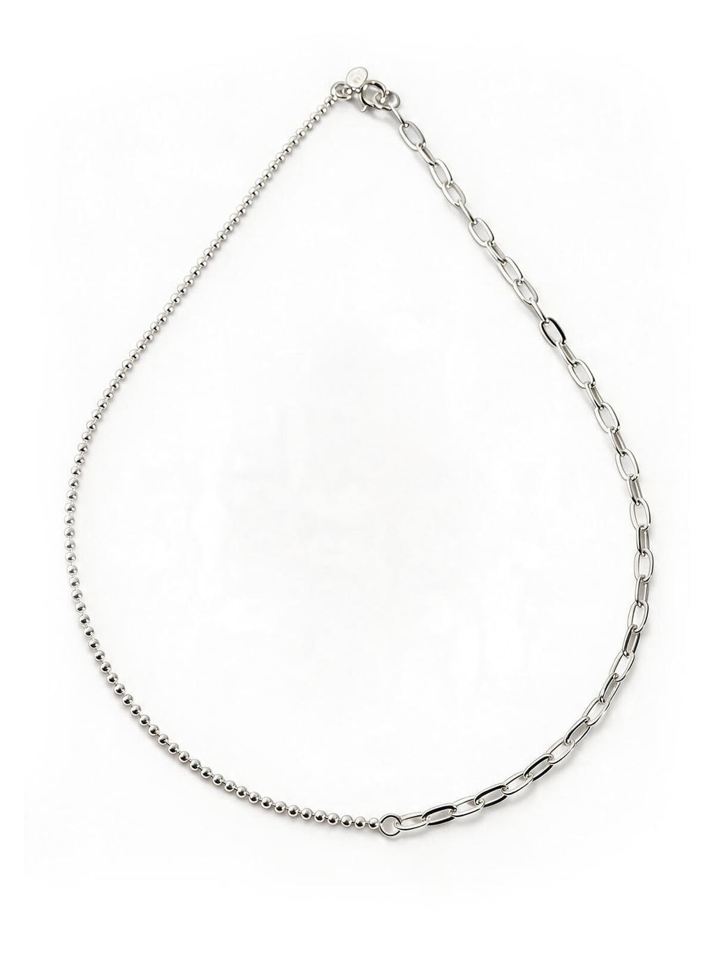 18K Gold Plated Sterling Silver Fusion Chain Necklace | HELUNEA