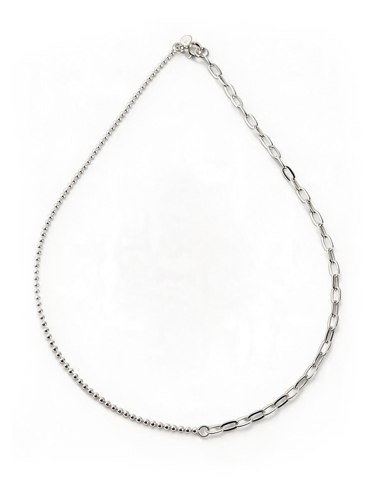 18K Gold Plated Sterling Silver Fusion Chain Necklace | HELUNEA