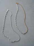 18K Gold Plated Sterling Silver Fusion Chain Necklace | HELUNEA