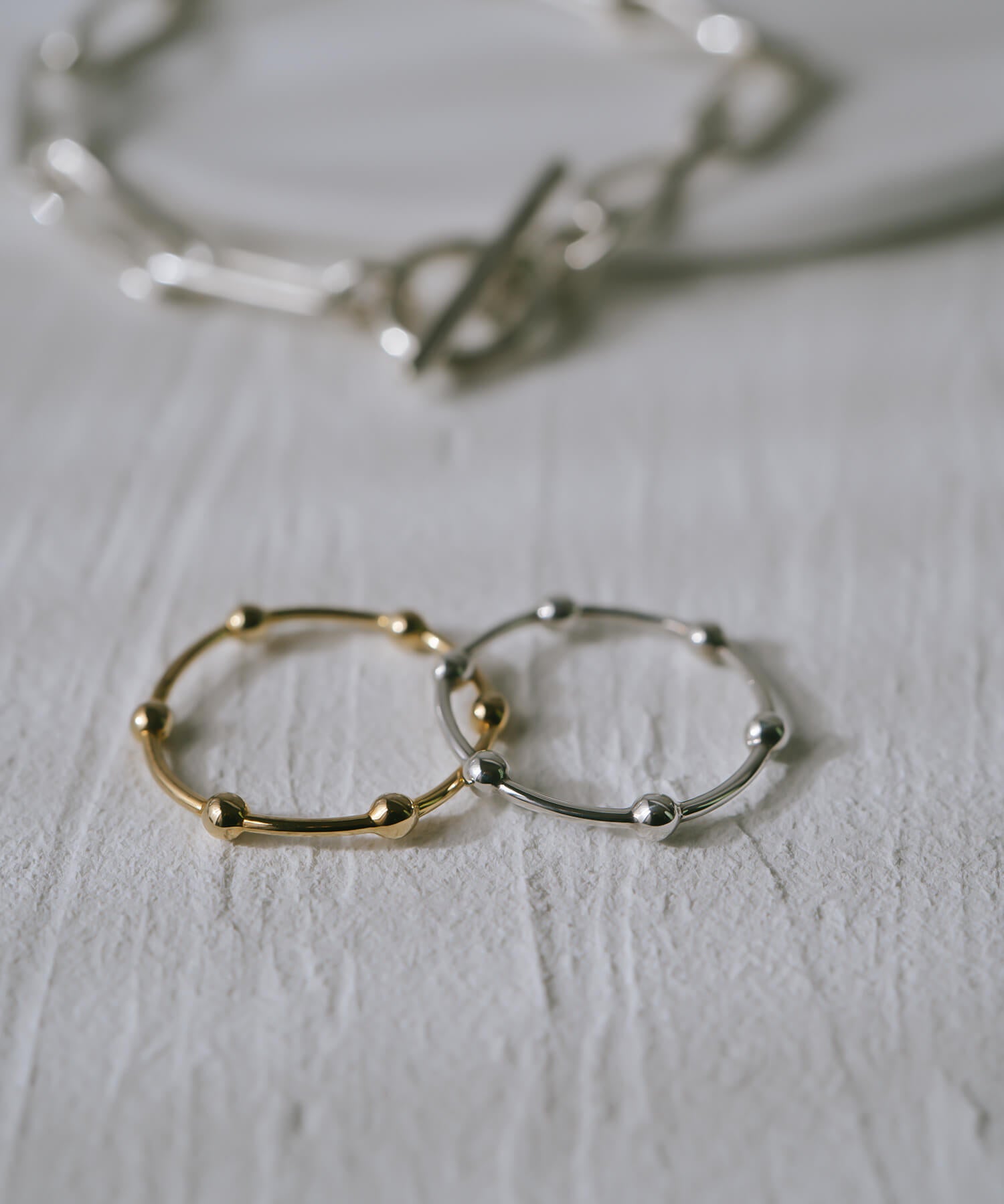 18K Gold Plated Sterling Silver Dot Ring | IRMERA